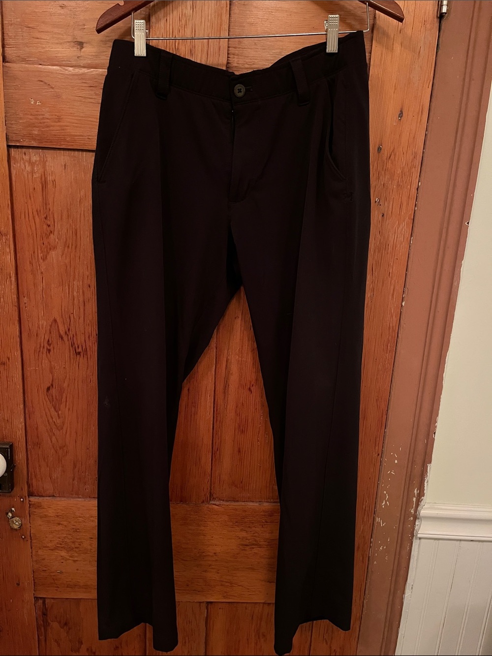Under Armour Men's Black Dress Pants - Straight Cut